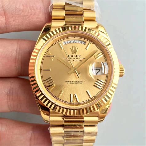 rolex gold replica|second hand gold Rolex watches.